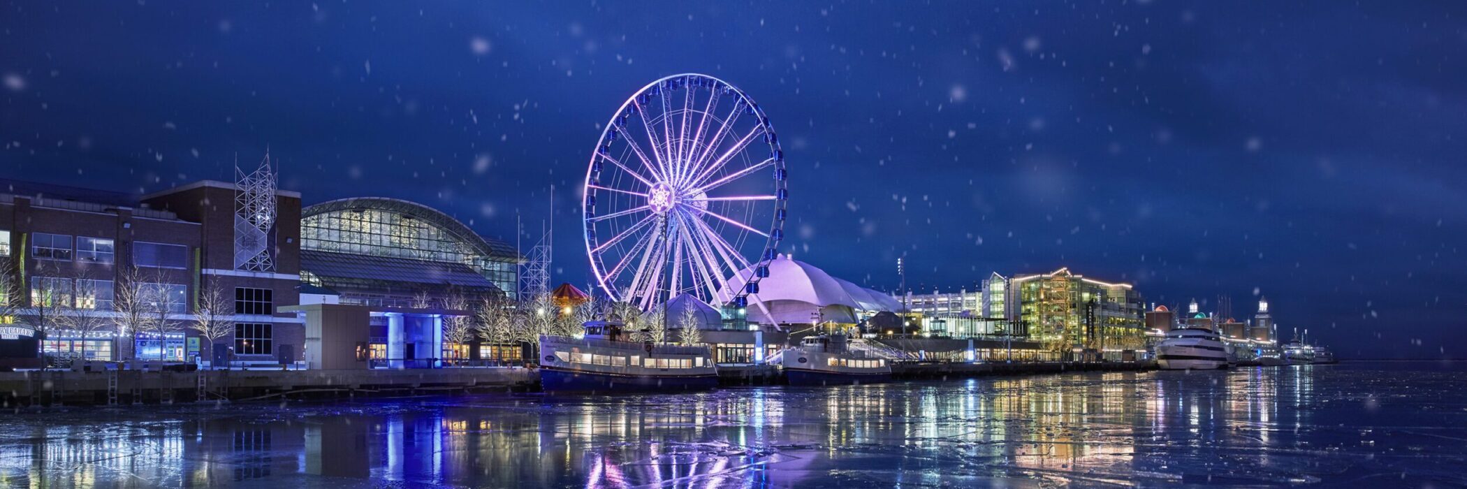 Winter at Navy Pier - Winter Wheel